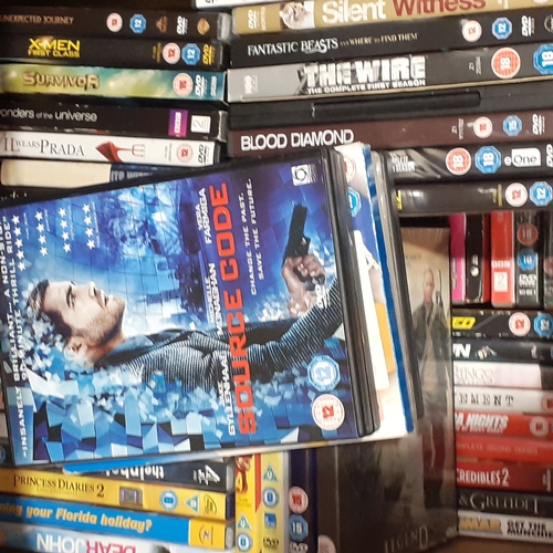 12A - Large quantity of DVD. Box is 2 deep. Leading titles and classics.