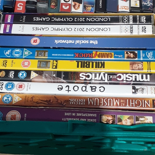 13A - Large quantity of DVD, green crate full. Leading titles and classics.