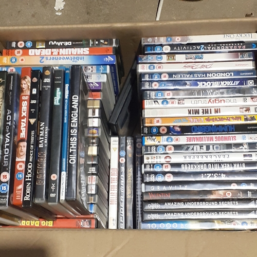 14A - Large quantity of DVD. Box is 2 deep. Leading titles and classics.