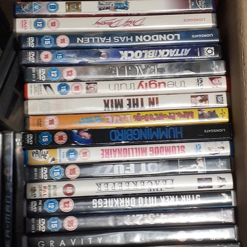 14A - Large quantity of DVD. Box is 2 deep. Leading titles and classics.