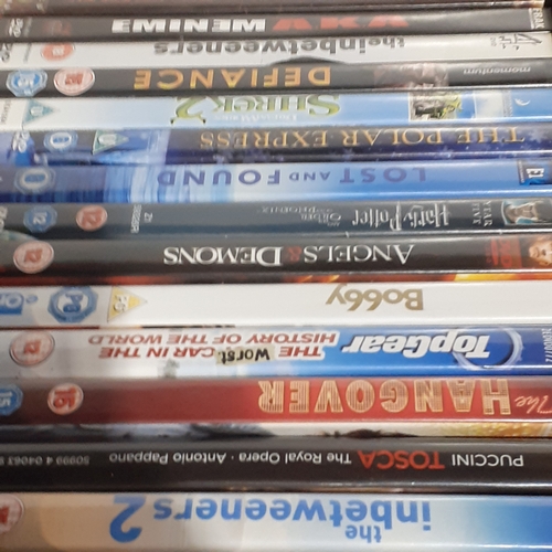 19A - Large quantity of DVD. Box is 2 deep. Leading titles and classics.