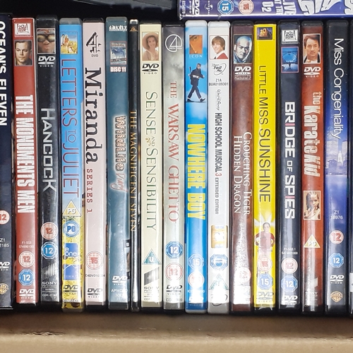 18A - Large quantity of DVD. Box is 2 deep. Leading titles and classics.