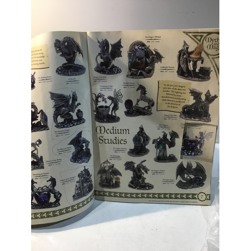 208 - The Tudor Mint pewter figures inc Magical Encounter, Vroom & booklet