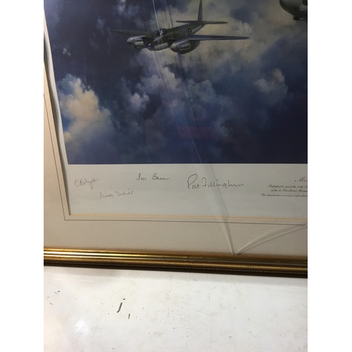 277 - Large Mosquito print by Frank Wooton - 212/750 - with signatures - 80x65cm