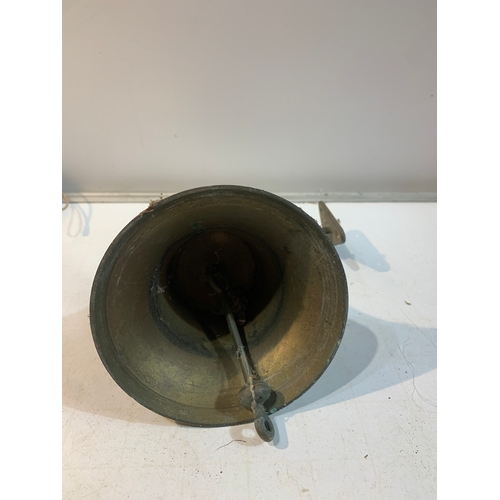 295 - Small wall hanging brass bell