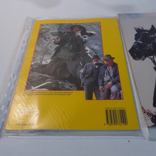 289 - Indianna Jones and the last Crusader storybook/magazine/ comic from the 1980s. Very good condition.