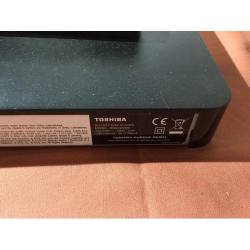 485 - Toshiba BDX2400KB bluray player with remote