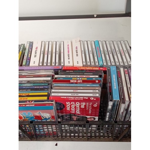 430 - A quantity of CDs with many tunes from the 1980s and other decades. Lots of boxsets and singles.