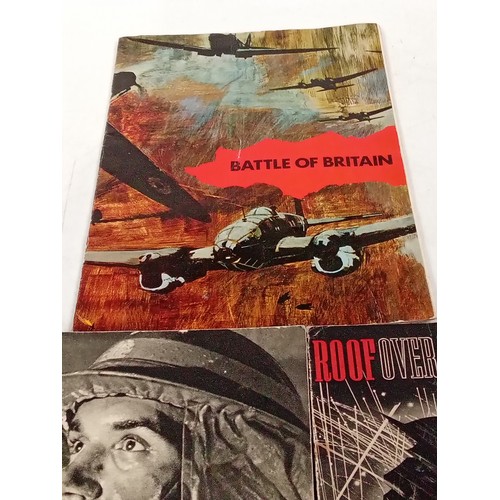 310 - Military publications. Front line 1940-41, published 1942, Roof over Britain 1939-42 Published 1943 ... 