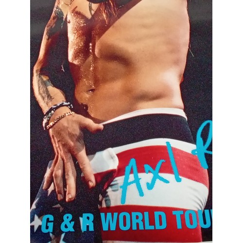 407 - Axl Rose Guns 'n' Roses large world tour wall poster