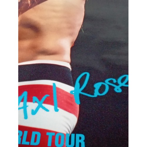 407 - Axl Rose Guns 'n' Roses large world tour wall poster