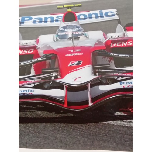 314 - Large Formula one Toyota poster