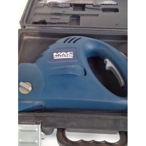 244 - Mac Alister multi purpose saw with case.