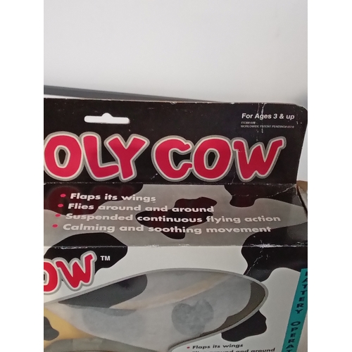 237 - Holy cow flying cow toy in box