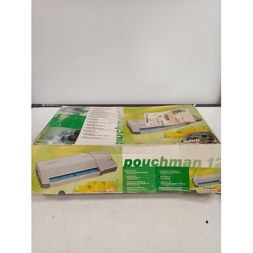 400 - Ibico Pouchman 12 laminating machine. Some pouches and instructions included