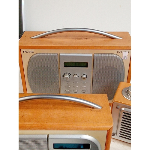 300 - DAB radios x 4. Manufacturers Pure and Teac.