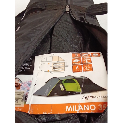 408 - Vango Milano 350 tent. Looks to be in good condition