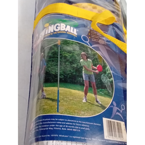 236 - Swingball with racquets and ball. Good condition