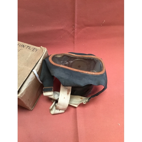 27 - Vintage gas mask with original card box