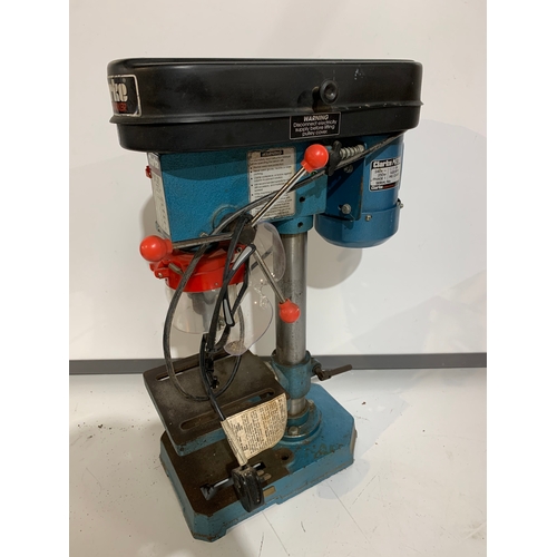 273 - Clarke Metalworker Pillar Drill with Protective Glasses. 

Model CDP5DC