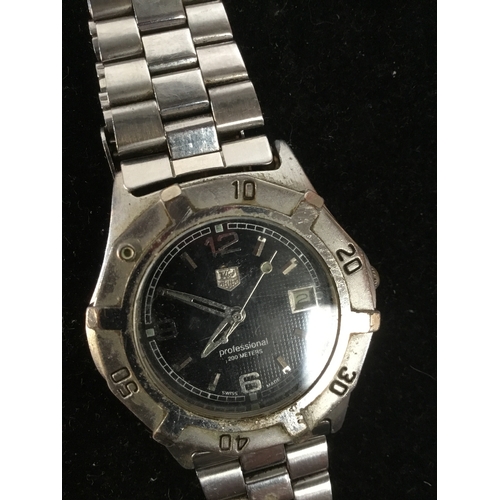 71 - ‘Tag Heurer’ stainless steel watch - unchecked