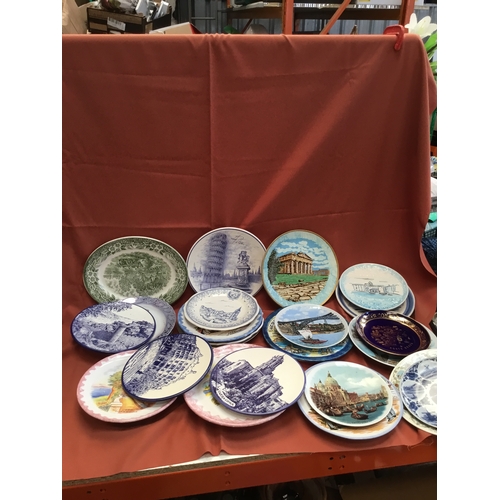 81 - Large quantity of collectors plates - mainly featuring countries around the world