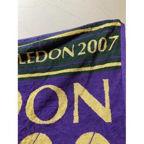 93 - Wimbledon the champion ship 2007 Towel by Christie