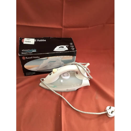 435 - Russell Hobbs steam iron with box