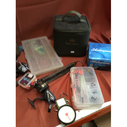 450 - Large quantity of fishing tackle, reels & cases