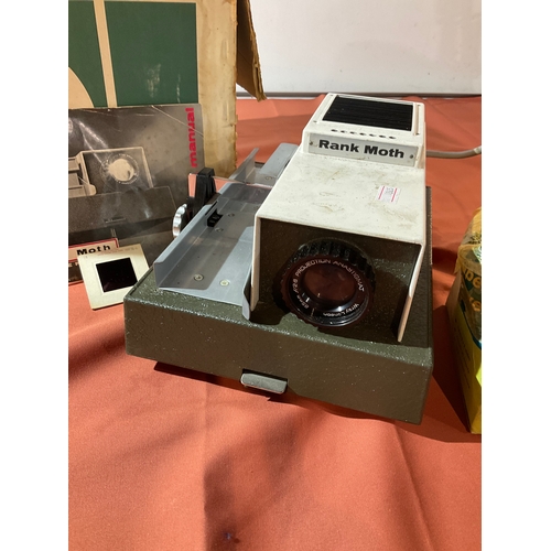 122 - Rank Hylite moth slide projector and Boots superviewer