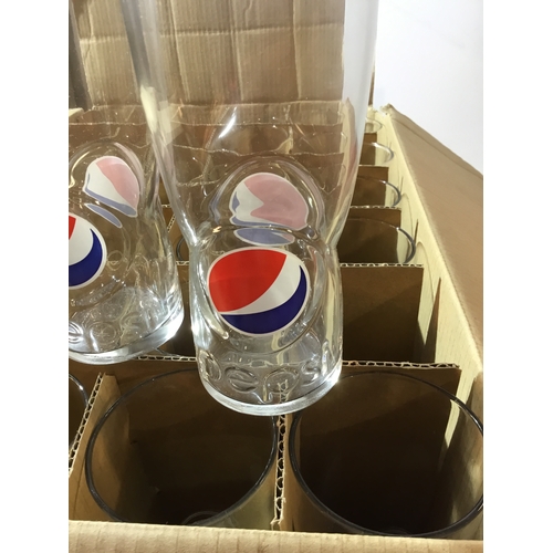 361 - Box of Twenty Pepsi and Pepsi Max Glasses