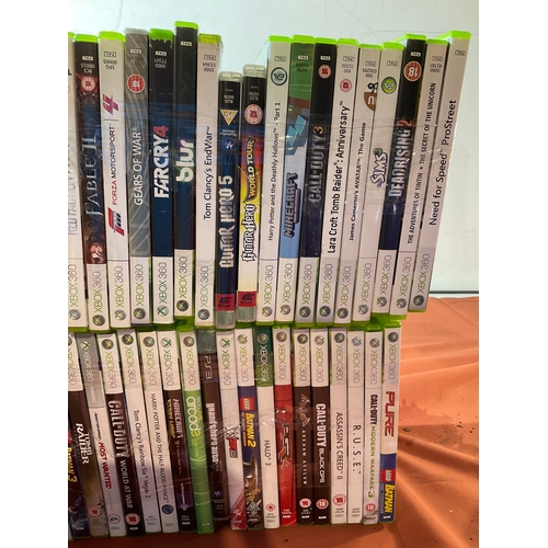 170 - Selection of  XBOX 360 games including Assasins creed, Call of Duty, Tomb raider and more