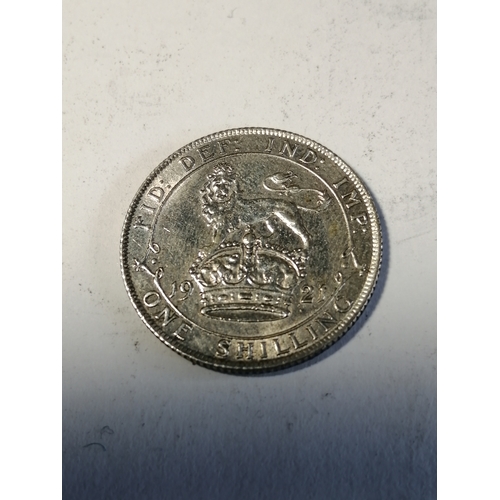 34A - 1921 shilling in extremely fine condition