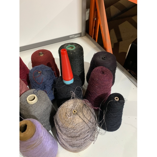 377 - Large Selection of Machine Knitting Wool in Variety of Colours