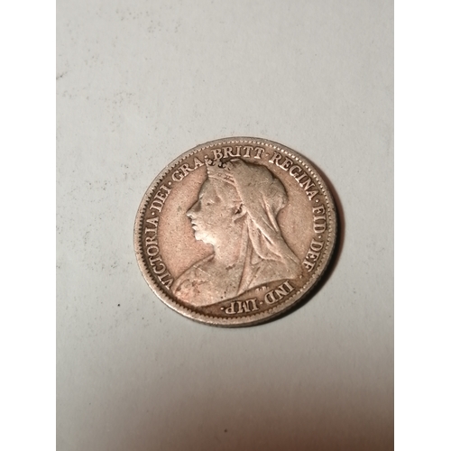 56A - 1900 Victorian sixpence