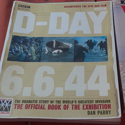 8 - 4 military related books. D Day, The Western front etc. Very interesting reading with superb illustr... 