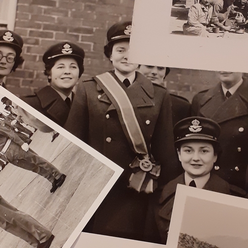 13 - A collection of miscellaneous photographs of RAF personnel, camps and sites etc in black and white. ... 