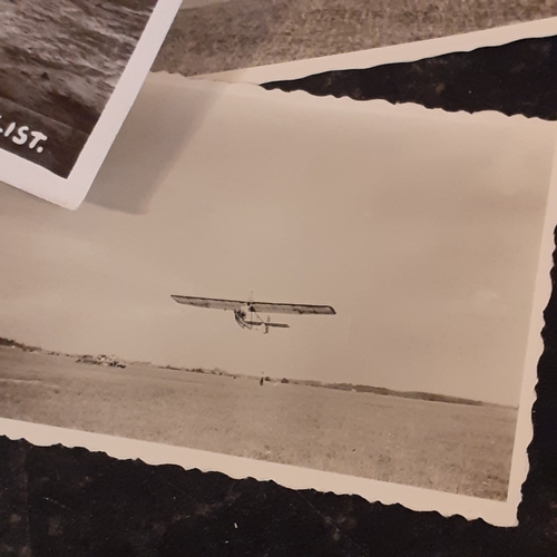 14 - A collection of miscellaneous photographs of RAF in black and white. Planes and vehicles, personnel ... 