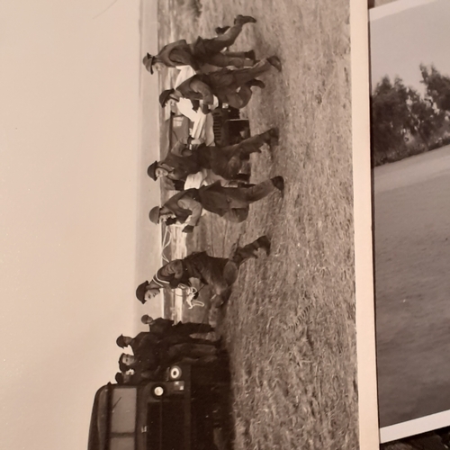 14 - A collection of miscellaneous photographs of RAF in black and white. Planes and vehicles, personnel ... 