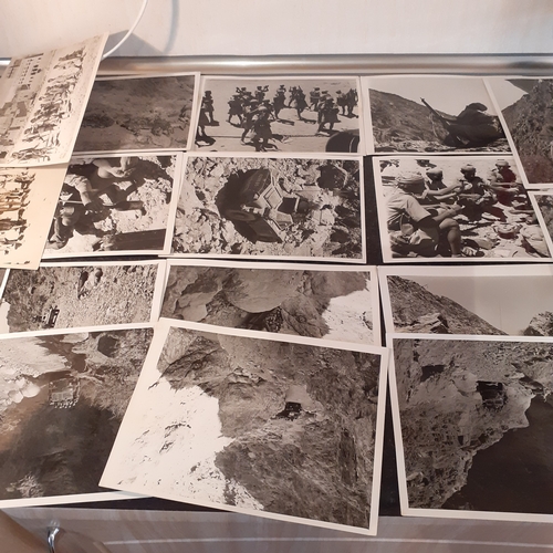 15 - Black and white photographic lot from circa 1960s depicting scenes from the Middle East taken by off... 