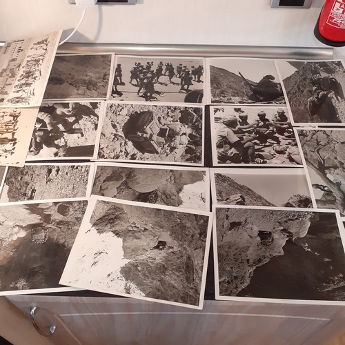 15 - Black and white photographic lot from circa 1960s depicting scenes from the Middle East taken by off... 