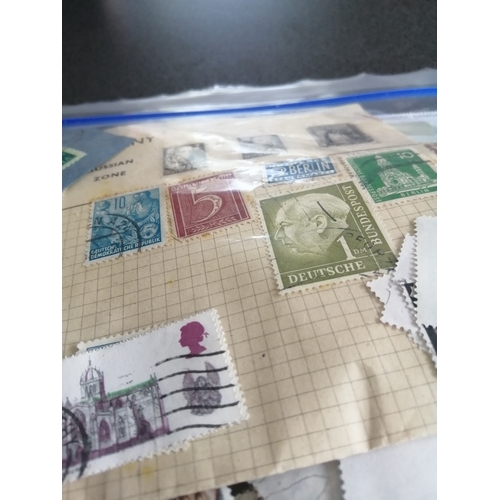 85A - Large bag (approximately 25cm x 25cm)of mixed stamps