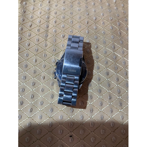 55 - Fossil CH2600 stainless steel watch