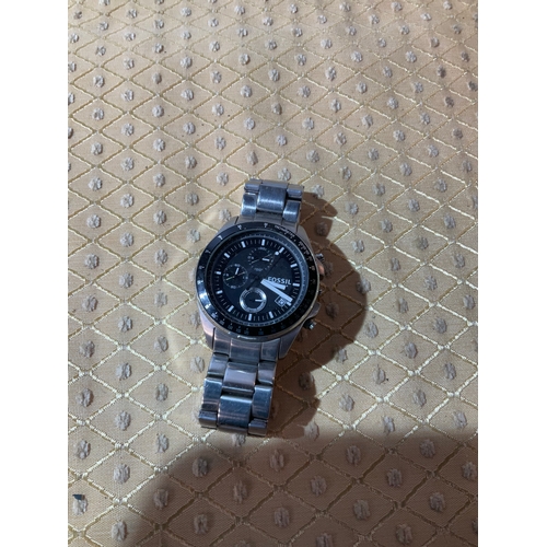 55 - Fossil CH2600 stainless steel watch