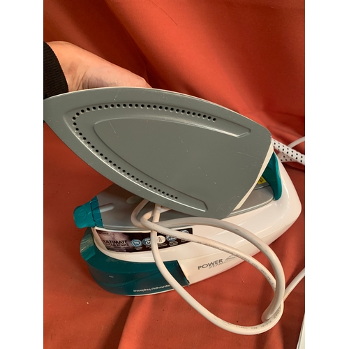 57 - Morphy Richards steam iron with manual