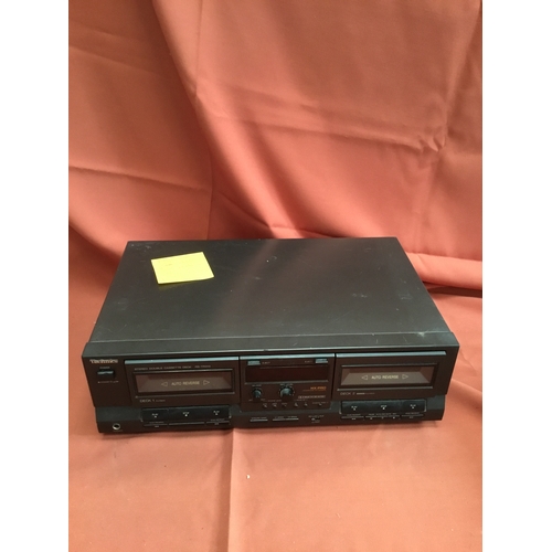 138 - Technics RS-TR313 twin cassette deck - tape plays 1 but tape 2 just clicks