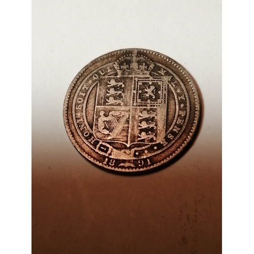 65A - COINS :1891 Victorian shilling