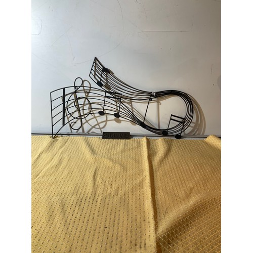 58 - Metal wall signs inc musical themed & ‘gin time’