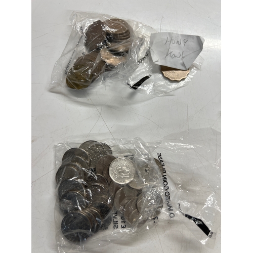 64B - Mixed coinage from eastern countries inc Hong Kong, Japan & Singapore