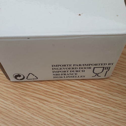 18 - 4 vintage egg cups, Afibel. French branded. Pretty little things in yellow and green polka dot patte... 